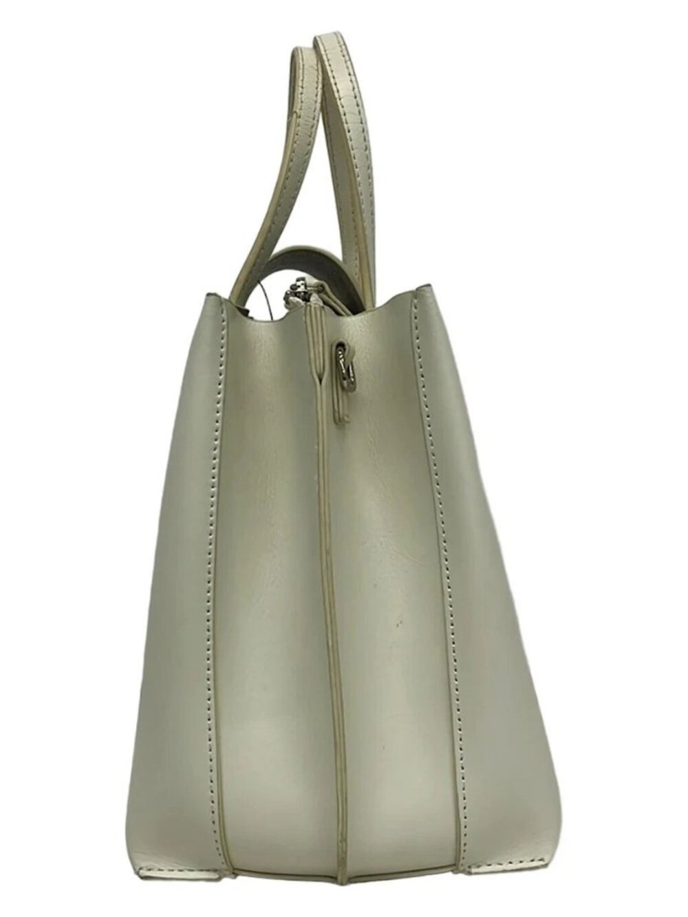 YAHKI White Leather Handbag - Picture 5 of 12